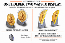 18 Coin Display Stand