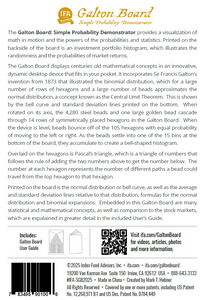 Galton Board: Simple Probability Demonstrator
